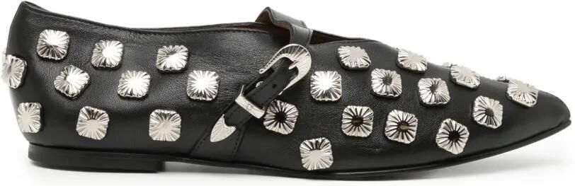 Toga Pulla Pumps met gespsluiting en verfraaid met studs Zwart