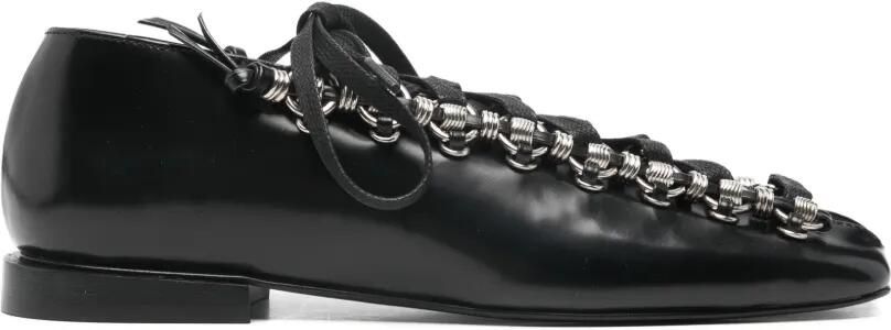 Toga Pulla Pumps met veters Zwart
