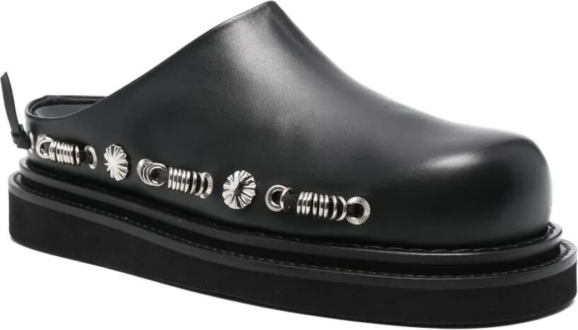 Toga Pulla Slippers met studdetails Zwart - Foto 3