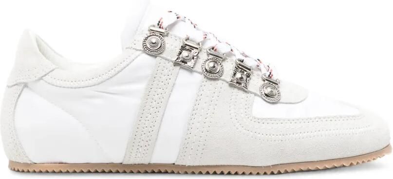 Toga Pulla Sneakers met suède vlakken Wit