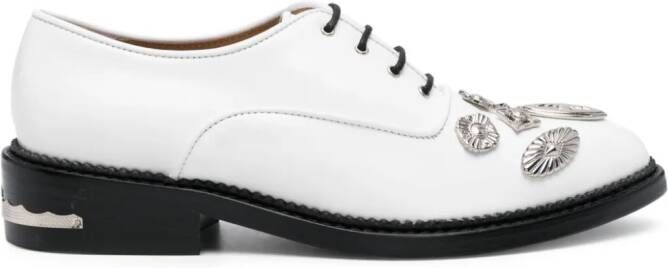 Toga Pulla Veterschoenen met studs Wit