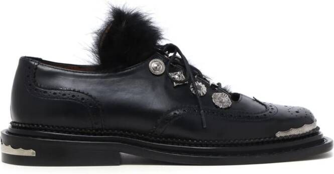 Toga Leren brogues Zwart
