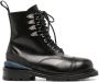 Toga Virilis Leren combat boots Zwart - Thumbnail 1