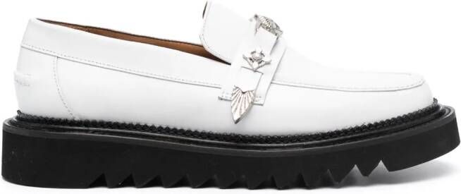 Toga Virilis Leren loafers Wit