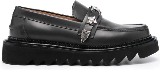 Toga Virilis Leren loafers Groen