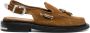 Toga Virilis Leren slingback loafers Bruin - Thumbnail 1