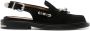 Toga Virilis Leren slingback loafers Zwart - Thumbnail 1