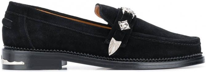 Toga Virilis Loafers met gesp Zwart