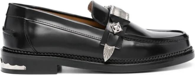 Toga Virilis Loafers met gesp Zwart