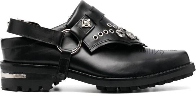 Toga Virilis Loafers met studs Zwart