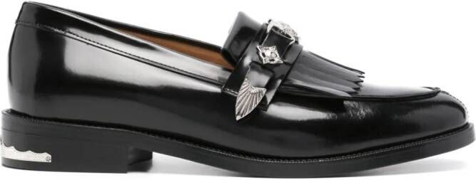 Toga Virilis Loafers verfraaid met studs Zwart