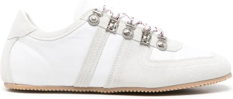 Toga Virilis embellished panelled sneakers Wit