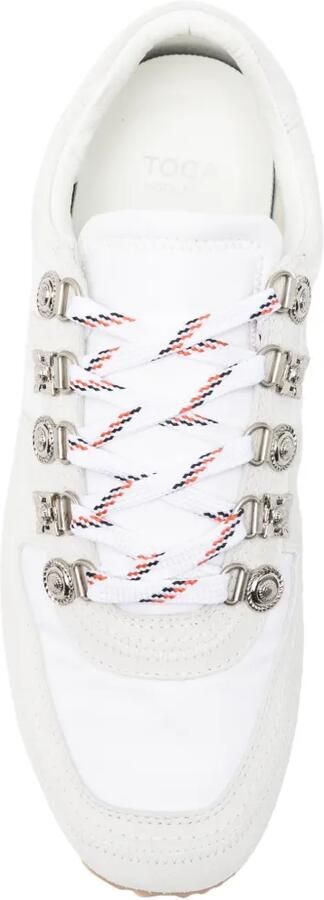 Toga Virilis embellished panelled sneakers Wit - Foto 4