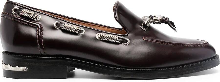 Toga Virilis Leren loafers Paars