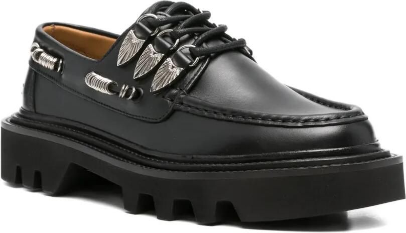 Toga Virilis Leren loafers Zwart