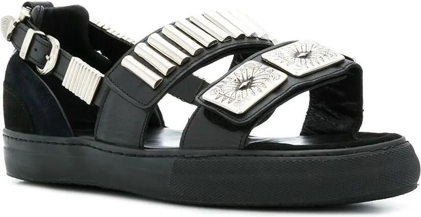 Toga Virilis Sandalen met klittenband Zwart - Foto 2