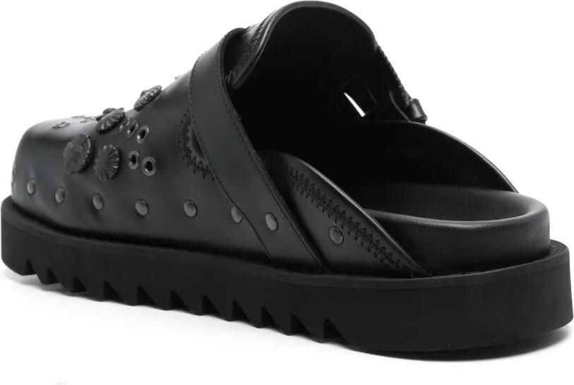 Toga Virilis Slippers met studs Zwart - Foto 2