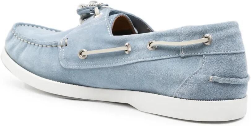 Toga Virilis Suède bootschoenen met verfraaiing Blauw - Foto 2