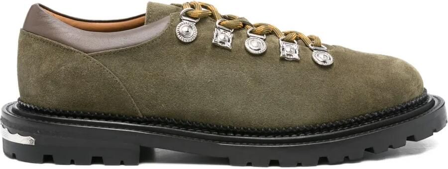 Toga Virilis Suède derby schoenen Groen