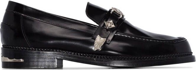 Toga Virilis Verfraaide loafers Zwart