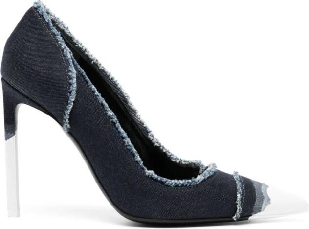 TOM FORD 100 mm denim pumps Blauw