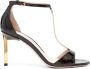 TOM FORD 85 mm sandalen verfraaid met ketting Bruin - Thumbnail 1