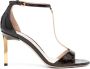 TOM FORD 85 mm sandalen verfraaid met ketting Bruin - Thumbnail 1