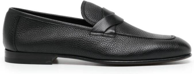 TOM FORD Leren loafers Zwart