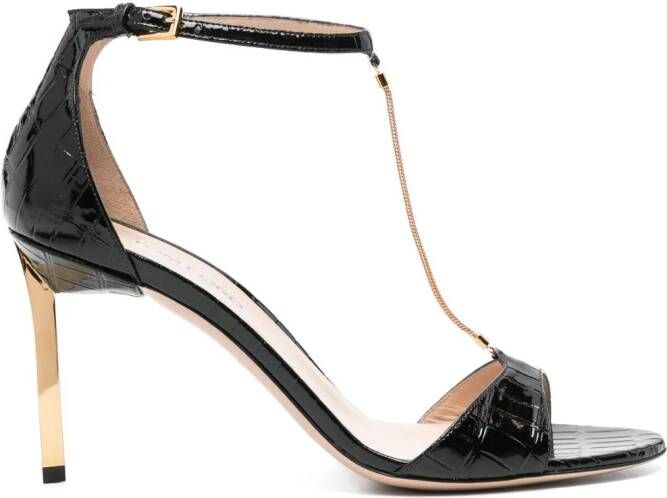 TOM FORD Emanuelle leren sandalen Zwart