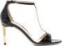 TOM FORD Emanuelle leren sandalen Zwart - Thumbnail 1