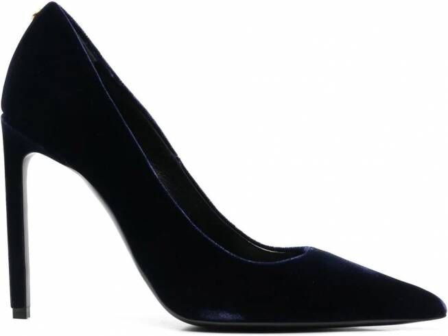 TOM FORD Fluwelen pumps Blauw