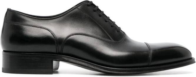 TOM FORD Gianni leren Oxford schoenen Zwart