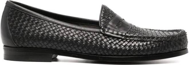 TOM FORD Leren loafers Zwart