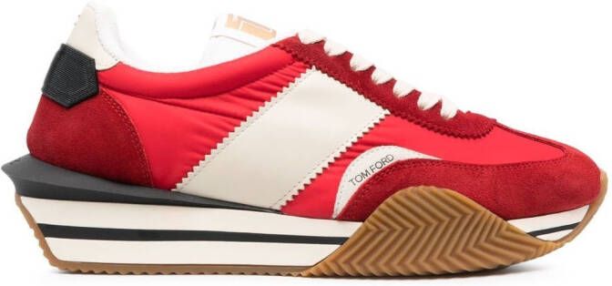 TOM FORD James low-top sneakers Rood
