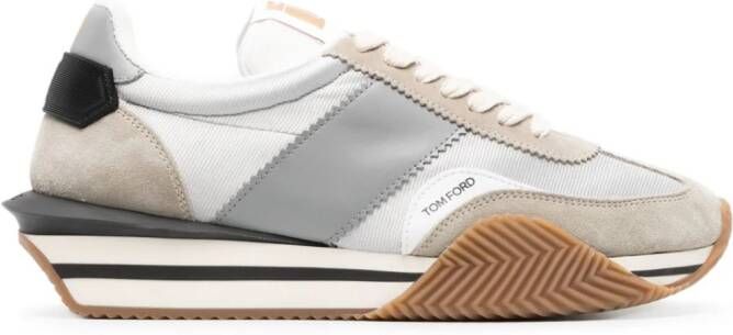 TOM FORD James sneakers met plateauzool Grijs