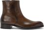TOM FORD Leren enkellaarzen Bruin - Thumbnail 1