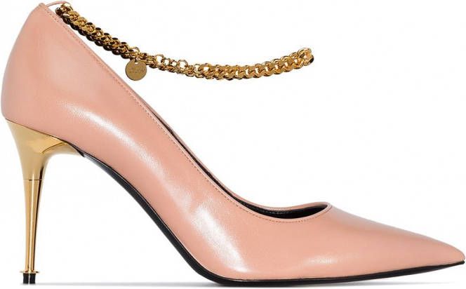 TOM FORD Leren pumps Beige