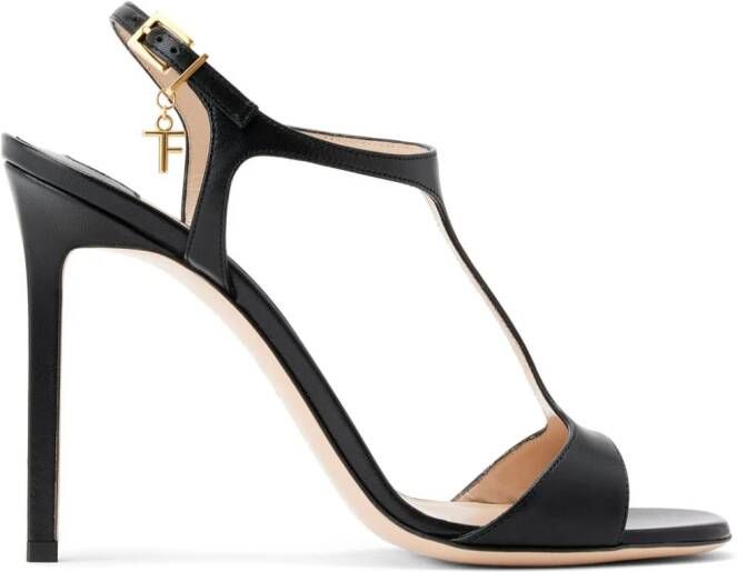 TOM FORD Leren sandalen Zwart