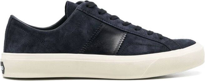 TOM FORD Sneakers met logopatch Blauw