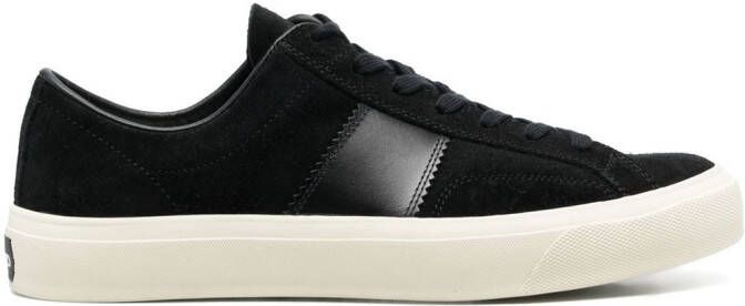 TOM FORD Sneakers met logoprint Zwart