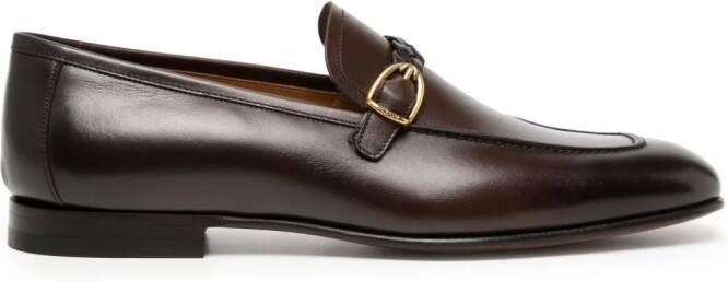 TOM FORD Martin leren loafers Zwart