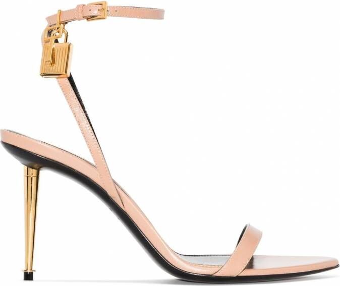 TOM FORD Naked leren sandalen Beige