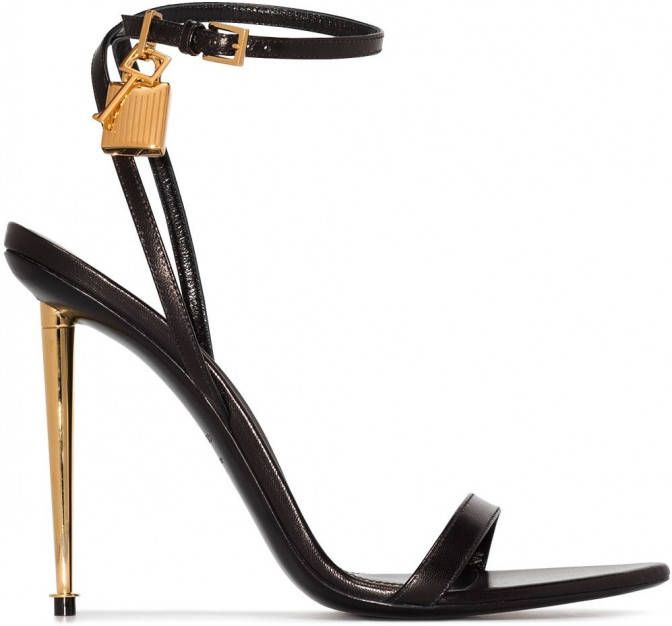 TOM FORD Sandalen met slot Zwart