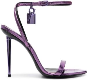 TOM FORD Sandalen met hangslot Paars
