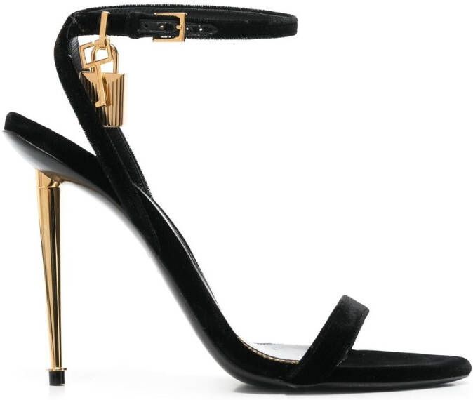 TOM FORD Sandalen met hangslot Zwart