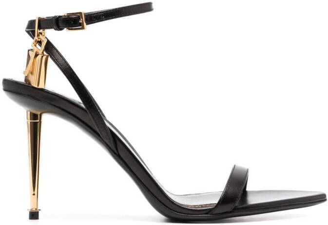 TOM FORD Sandalen met slot Zwart