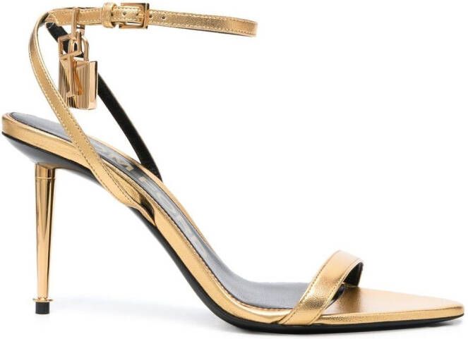 TOM FORD Sandalen met slot Goud