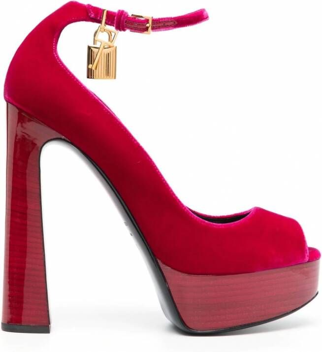 TOM FORD Sandalen met plateauzool Roze