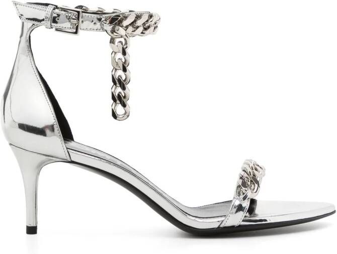 TOM FORD Sandalen met kettingdetail Zilver