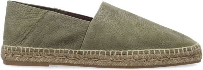 TOM FORD Leren espadrilles Groen